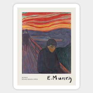 Despair Poster by Edvard Munch Sticker